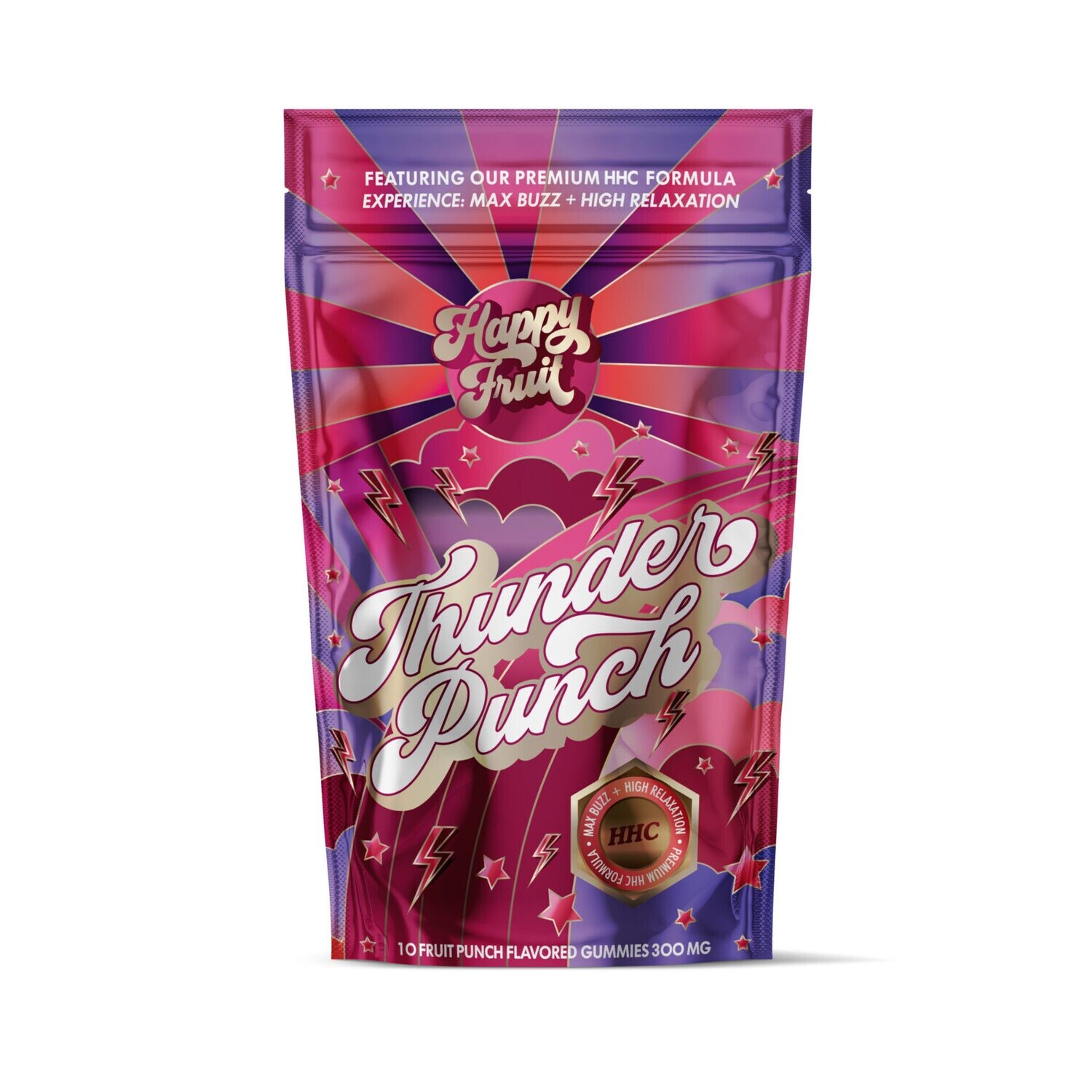 Happy Fruit HHC Thunder Punch Gummies